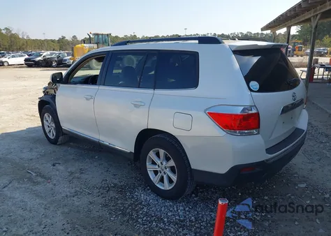 2012 Toyota Highlander Base V6 z USA, uszkodzony, nr VIN 5TDZK3EH8CS082353